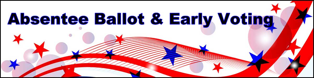 Absentee Ballot banner