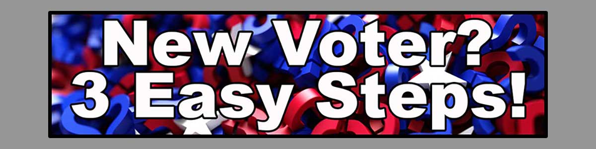 New Voter Banner