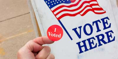 Polling Place Locator banner